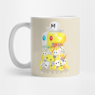 Skull Rain Doodle Mug